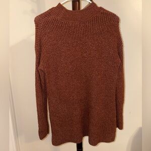 Old Navy Rust Knit Turtleneck Sweater